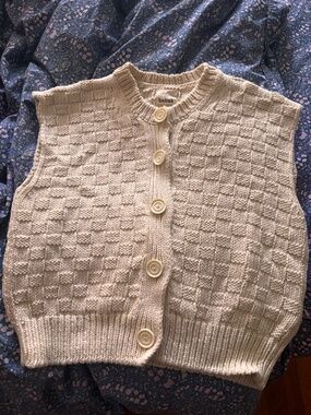 Babaa vest no 4 in natural (one size)